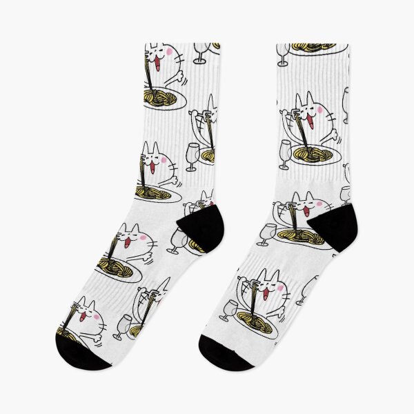 Item preview, Cute Cat Eating Spaghetti Anime Meme Portrait5 designed and sold by hongoi17.