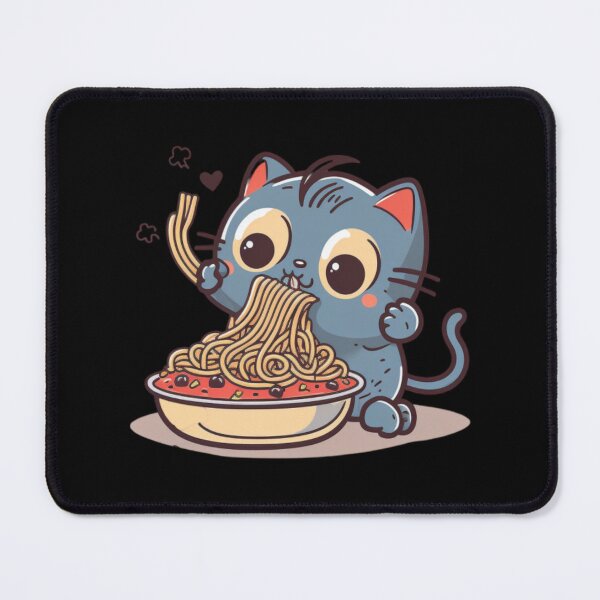 Item preview, Cute Cat Eating Spaghetti4 designed and sold by hongoi17.