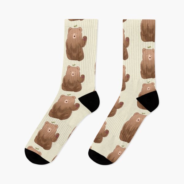 Item preview, Cute grizzly bear illustration  designed and sold by Mayarart.