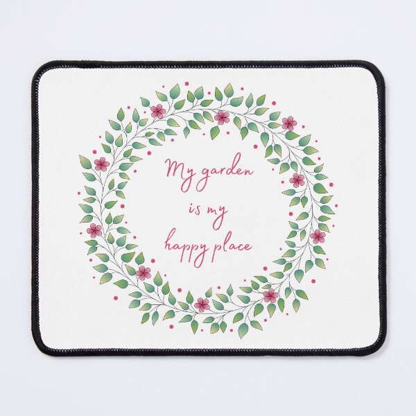 Item preview, My garden is my happy place designed and sold by Thirdsun.