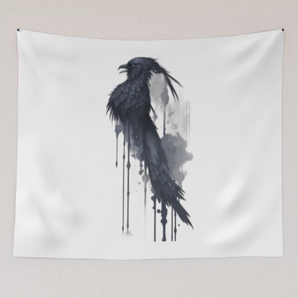 Item preview, black raven designed and sold by MOROCCAN-DREAM ⭐⭐⭐⭐⭐.