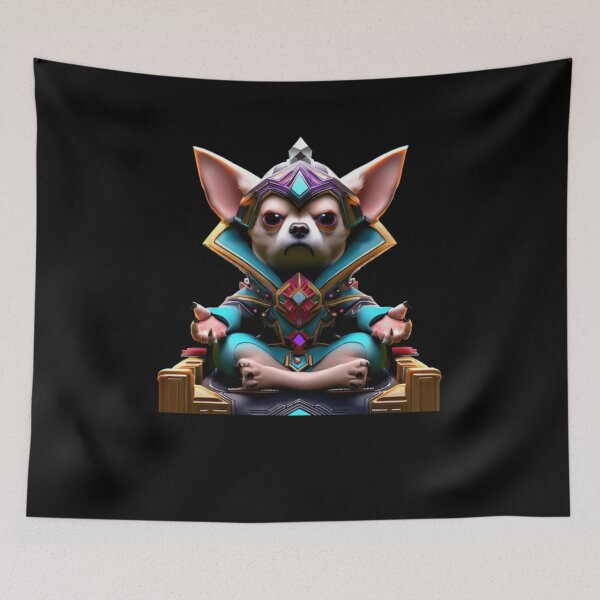 Item preview, Wicked Chihuahua Dog God No. 5 designed and sold by MadHouseVisions.