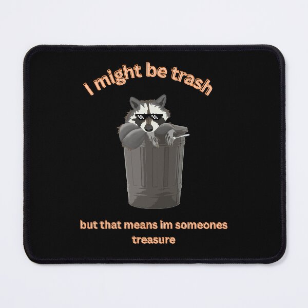Item preview, Funny Trash can raccoon design designed and sold by ManicDesignz.
