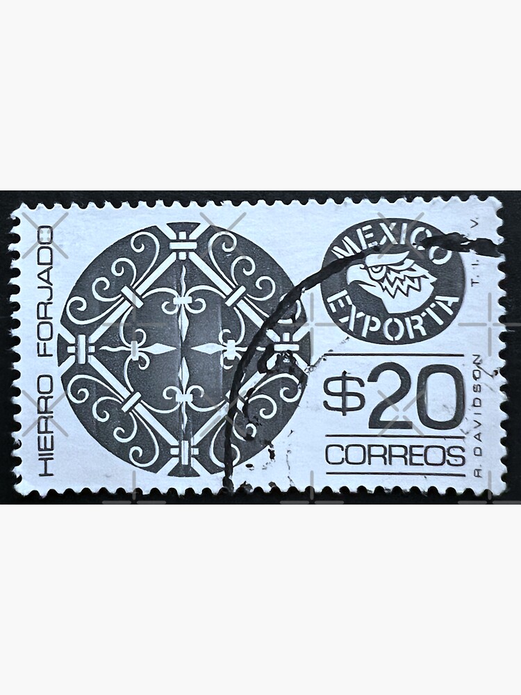 Vintage Postal Stamps Sticker Sheet