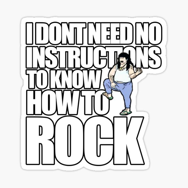 Carl Rocks Sticker