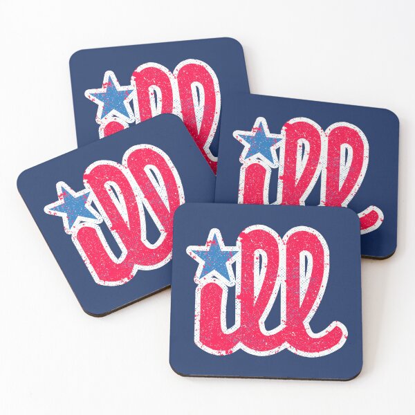 Item preview, Distressed ILL Red and Blue designed and sold by PattisonAvenue.