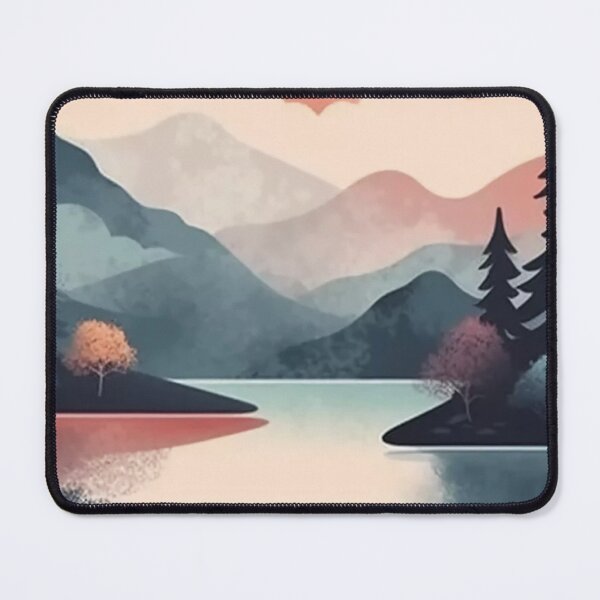 Item preview, The woods in the mountains at dusk designed and sold by Cahlie Li.