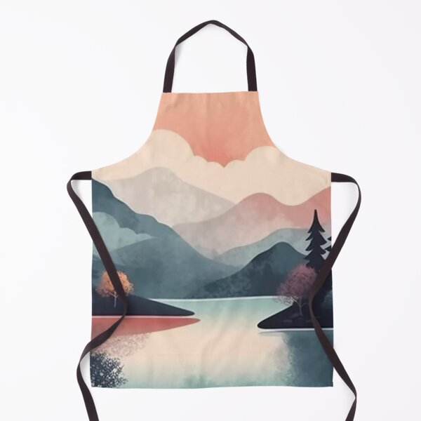 Item preview, The woods in the mountains at dusk designed and sold by Cahlie Li.