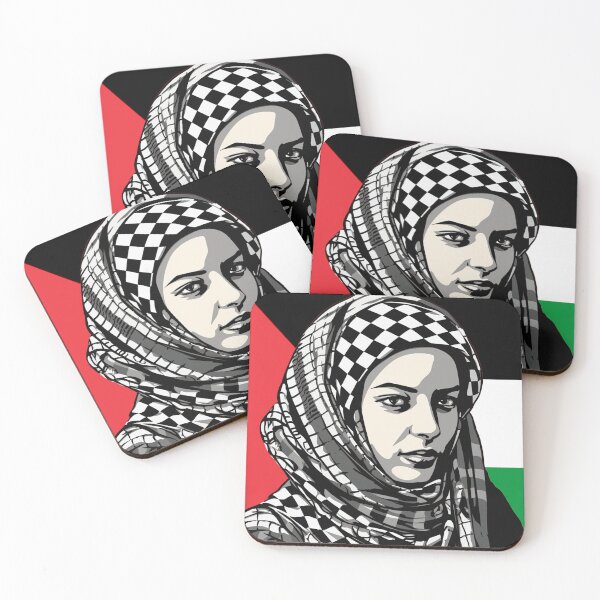 Item preview, Free Palestine - Palestinian Woman Keffiyeh designed and sold by ResistNormality.
