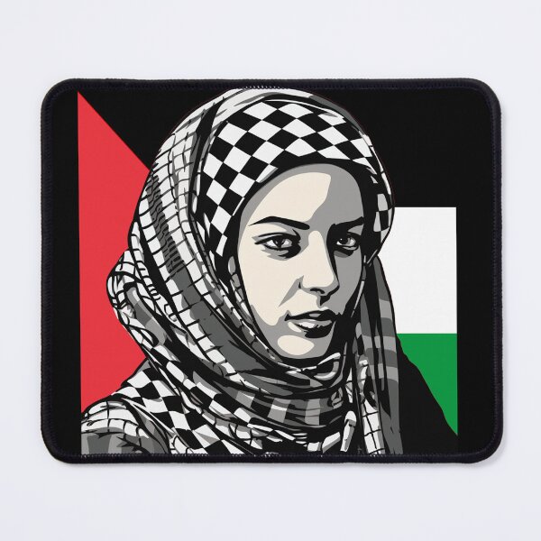 Item preview, Free Palestine - Palestinian Woman Keffiyeh designed and sold by ResistNormality.