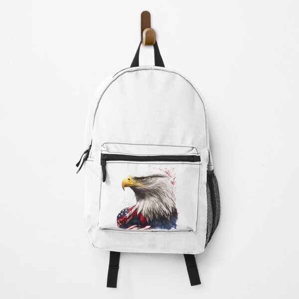 Item preview, 4th of July portrait of an eagle against the background of the flag designed and sold by jkrphoto.