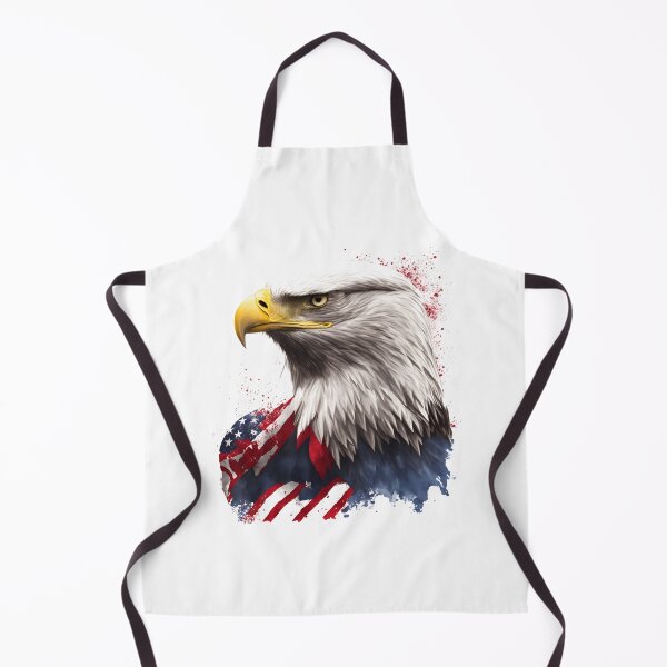 Item preview, 4th of July portrait of an eagle against the background of the flag designed and sold by jkrphoto.