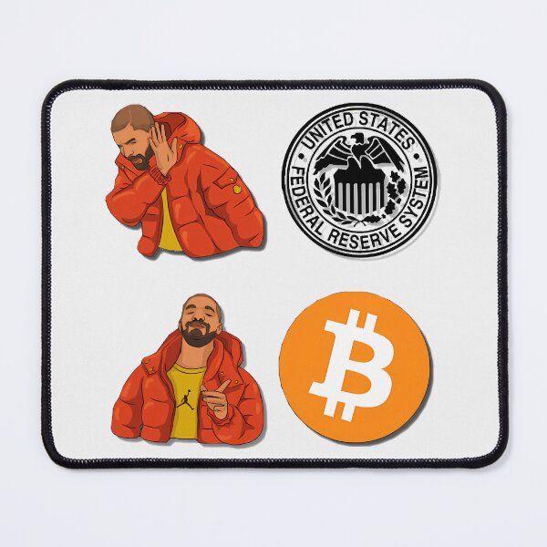Item preview, NO to FED, YES to Bitcoin designed and sold by Ale-Del-Con.