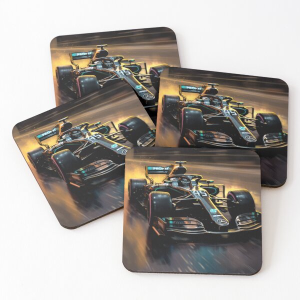 Item preview, Lewis Hamilton 2021 Mercedes W12 F1 Watercolour Painting Print designed and sold by PicTechNowArt.