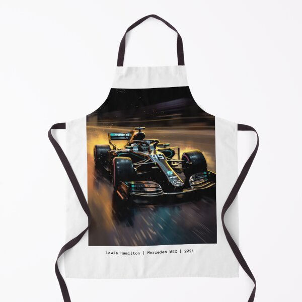 Item preview, Lewis Hamilton 2021 Mercedes W12 F1 Watercolour Painting Print designed and sold by PicTechNowArt.