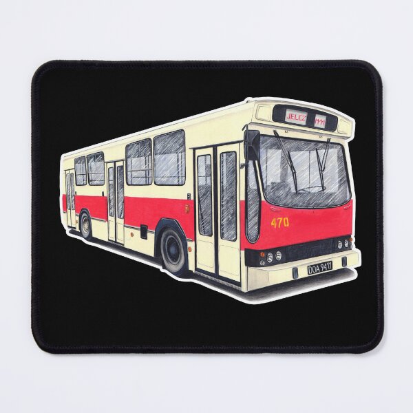 Item preview, Classic Polish Bus (Jelcz M11) designed and sold by SylwiaCarArt.