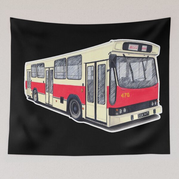 Item preview, Classic Polish Bus (Jelcz M11) designed and sold by SylwiaCarArt.