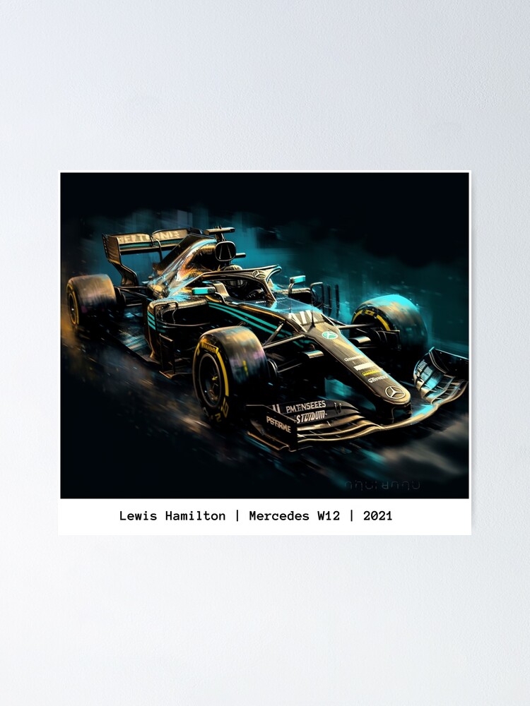 Poster for Sale avec l'œuvre « Lewis Hamilton