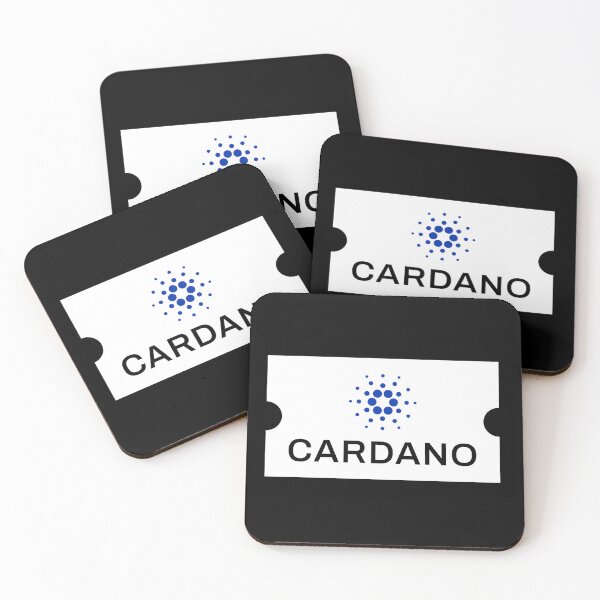 Item preview, Cardano ADA Crypto Altcoin - Unique Abstract Design White designed and sold by CryptoMoods.