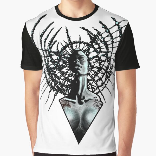 Black nad whait art Graphic T-Shirt