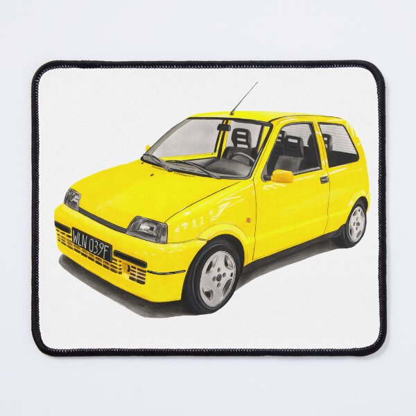 Item preview, Cinquecento amarillo designed and sold by SylwiaCarArt.