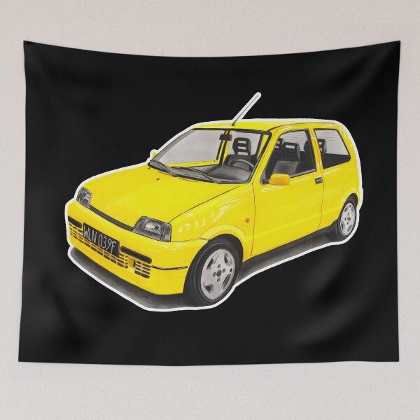 Item preview, Yellow Cinquecento designed and sold by SylwiaCarArt.