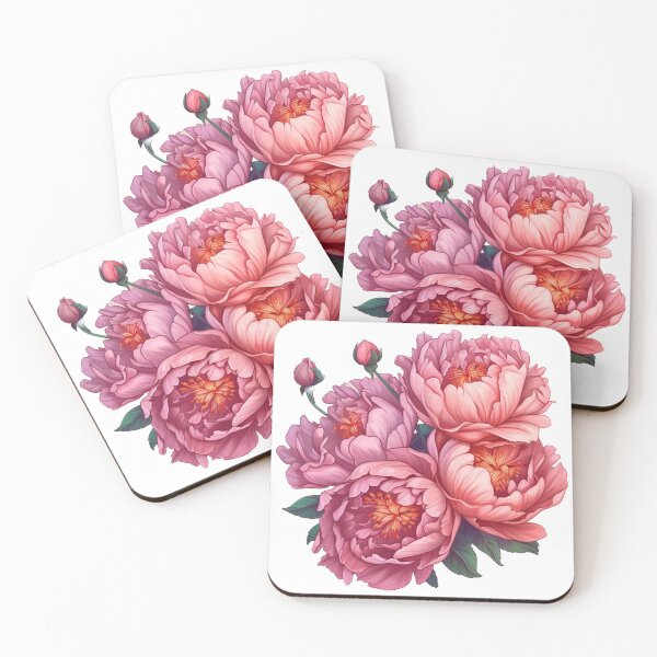Item preview, Pink Pionies Flower designed and sold by DigitalArtMary.