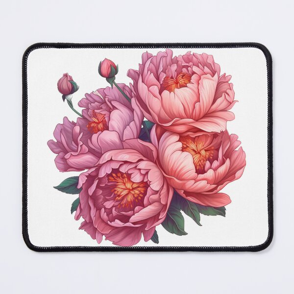 Item preview, Pink Pionies Flower designed and sold by DigitalArtMary.