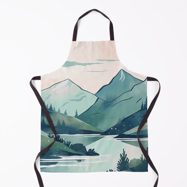 Item preview, Beautiful mountain scenery pattern designed and sold by Cahlie Li.