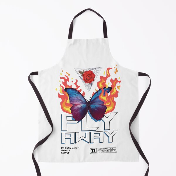 Item preview, butterfly on fire streetwear designed and sold by Blue Bouy.