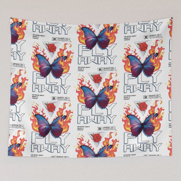 Item preview, butterfly on fire streetwear  designed and sold by Blue Bouy.
