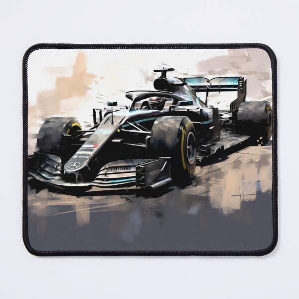 Item preview, Lewis Hamilton 2021 Mercedes W12 F1 Watercolour Painting Print designed and sold by PicTechNowArt.