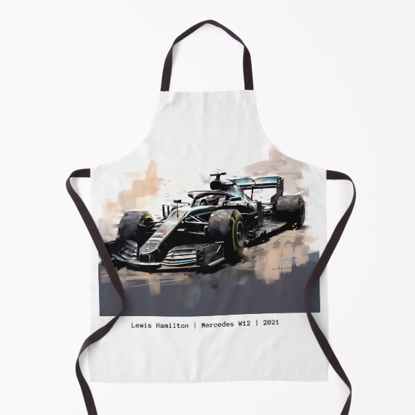 Item preview, Lewis Hamilton 2021 Mercedes W12 F1 Watercolour Painting Print designed and sold by PicTechNowArt.