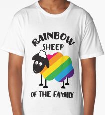 Rainbow Sheep Of The Family LGBT Pride Long T-Shirt