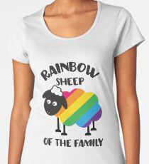 Rainbow Sheep Of The Family LGBT Pride Women's Premium T-Shirt