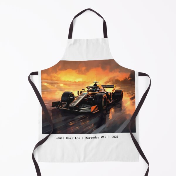 Item preview, Lewis Hamilton 2021 Mercedes W12 F1 Watercolour Painting Print designed and sold by PicTechNowArt.