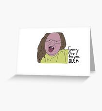 Country boy i love you Greeting Card