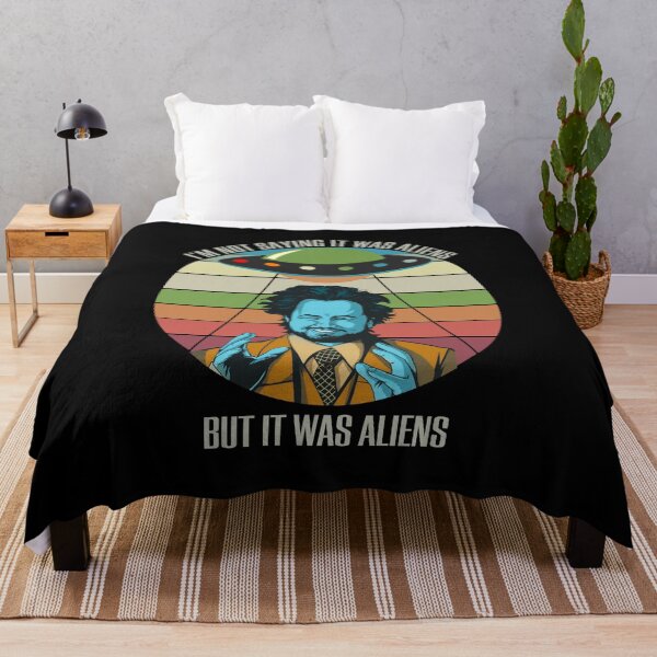 Item preview, I'm Not Saying It Was Aliens Black designed and sold by BrommKarlotta.