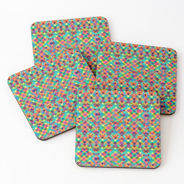 Artikelvorschau, Colorful Checker Pattern | Pattern with Squares entworfen und verkauft von FantasySoul.