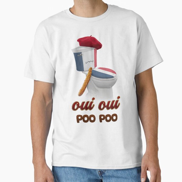 Aperçu de l'œuvre oui oui caca caca toilettes françaises créée et vendue par snazzyseagull.
