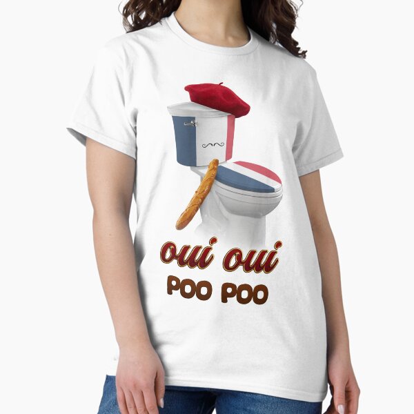 Item preview, oui oui poo poo french toilet designed and sold by snazzyseagull.