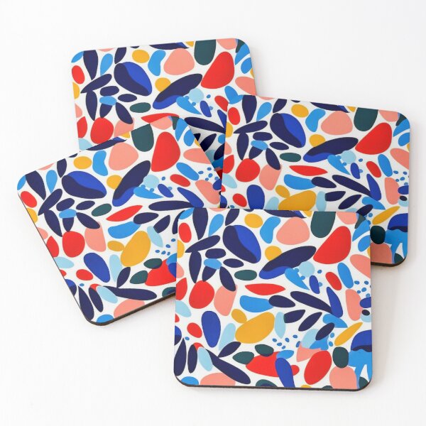 Artikelvorschau, Matisse-inspiriertes abstraktes Blumenmuster entworfen und verkauft von Stoopendous Stickers.