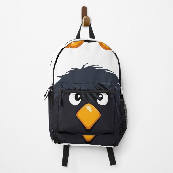 Item preview, Adorable Minimalist Black Bird - Modern Pet Companion Illustration designed and sold by Juuskus.