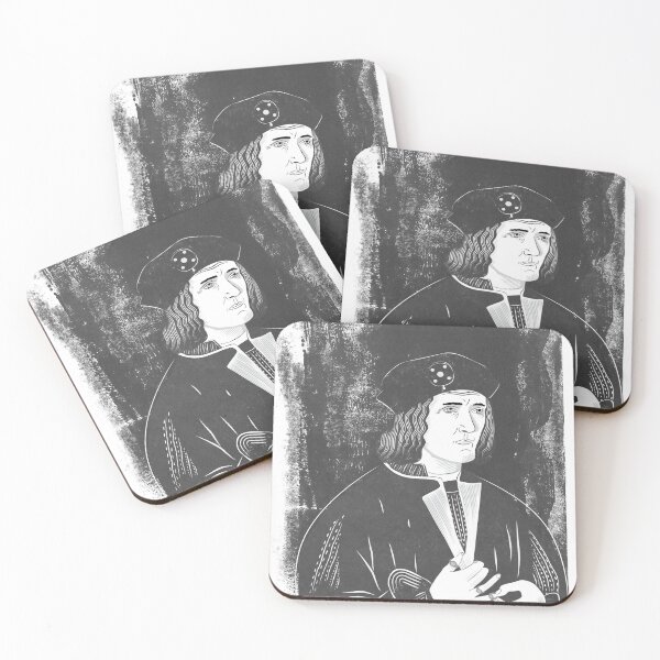 Artikelvorschau, Richard III - Linoldruck entworfen und verkauft von Hannah Alabaster.