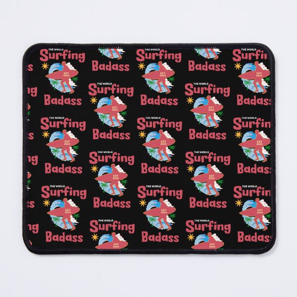 Item preview, Surfing Badass, Surfing Is My Jam designed and sold by SportyDogShop.