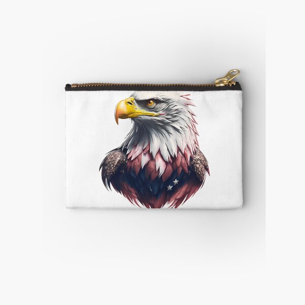 Item preview, 4th of July portrait of an eagle against the background of the flag designed and sold by jkrphoto.