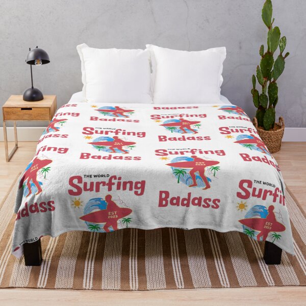 Item preview, Surfing Badass, Surfing Is My Jam designed and sold by SportyDogShop.