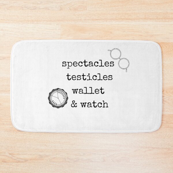 Item preview, Things Dads Say: Spectacles Testicles Wallet & Watch designed and sold by WinnieMae44.