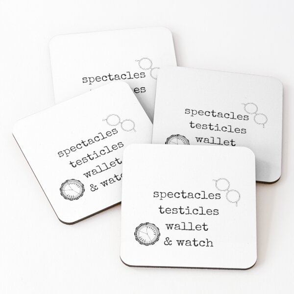 Item preview, Things Dads Say: Spectacles Testicles Wallet & Watch designed and sold by WinnieMae44.