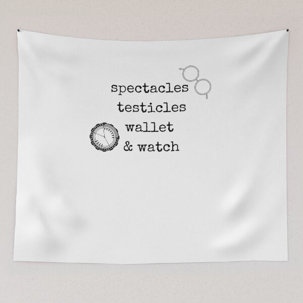 Item preview, Things Dads Say: Spectacles Testicles Wallet & Watch designed and sold by WinnieMae44.